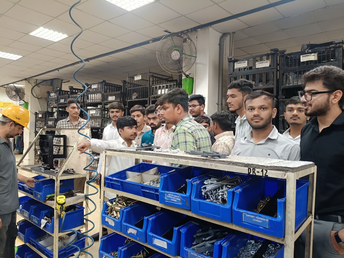 Photos of Industrial Visit to Captain Tractors Pvt. Ltd, Rajkot
