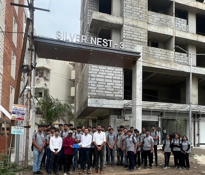 Photos of Field Visit to Construction Site Silver Nest Apartments, Rajkot