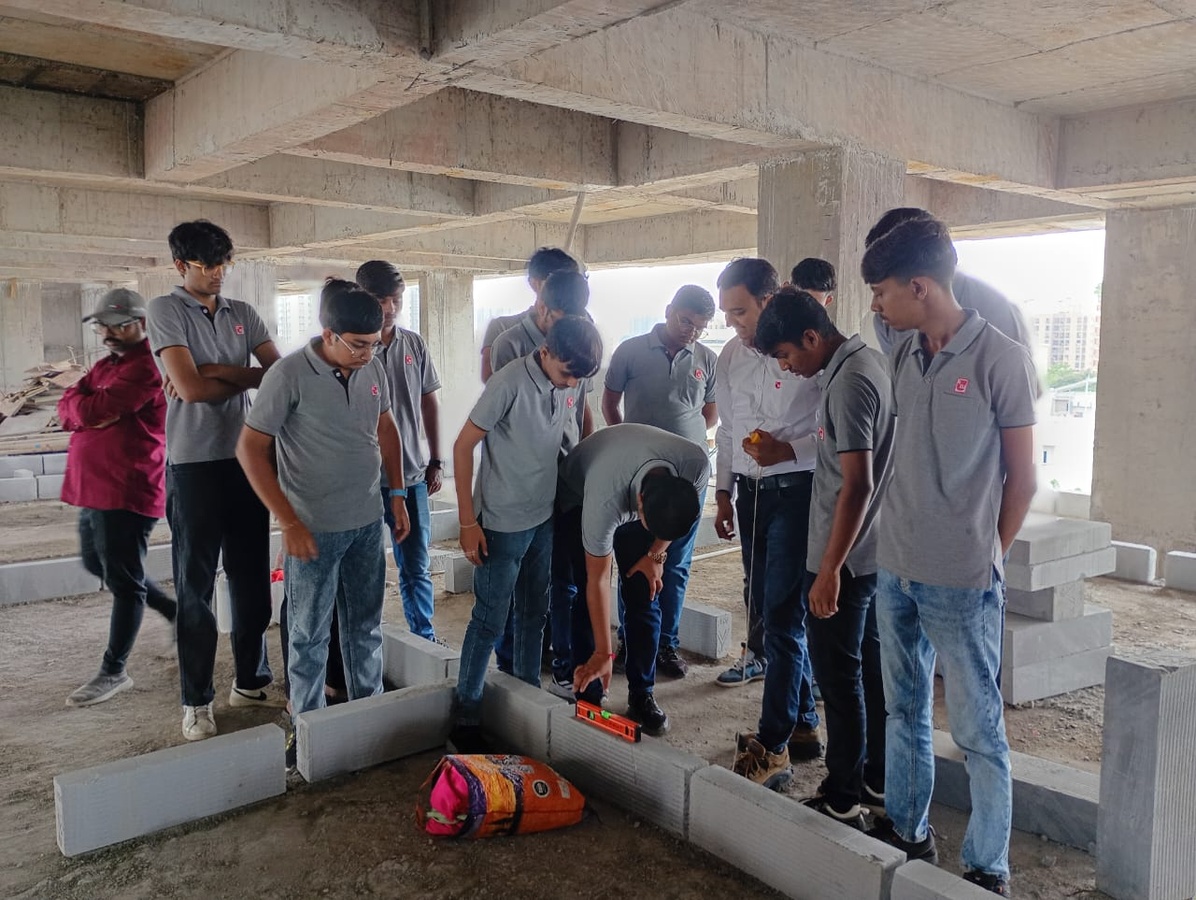 Photos of Field Visit to Construction Site Silver Nest Apartments, Rajkot