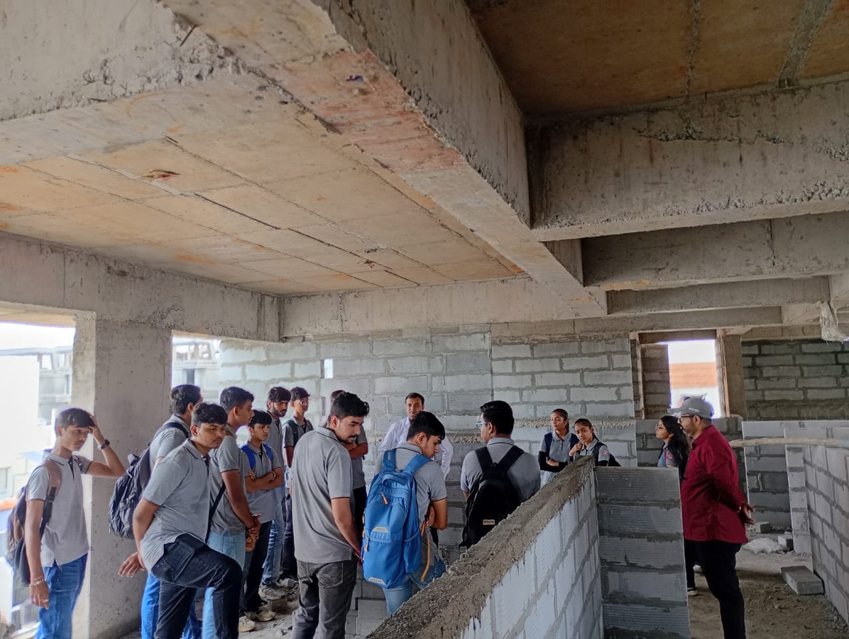 Photos of Field Visit to Construction Site Silver Nest Apartments, Rajkot