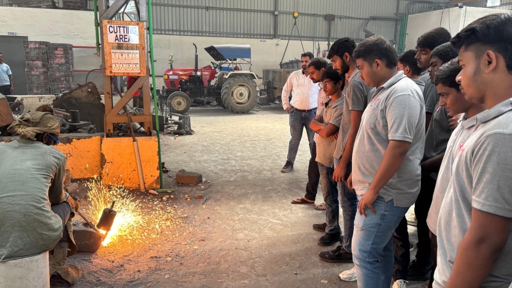 Photos of Industrial Visit to Forman Metal Cast, Rajkot