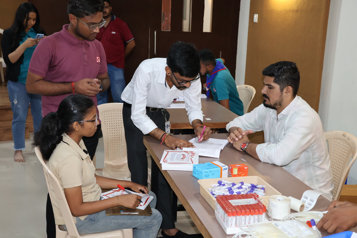 Photos of Mega Blood Donation Camp