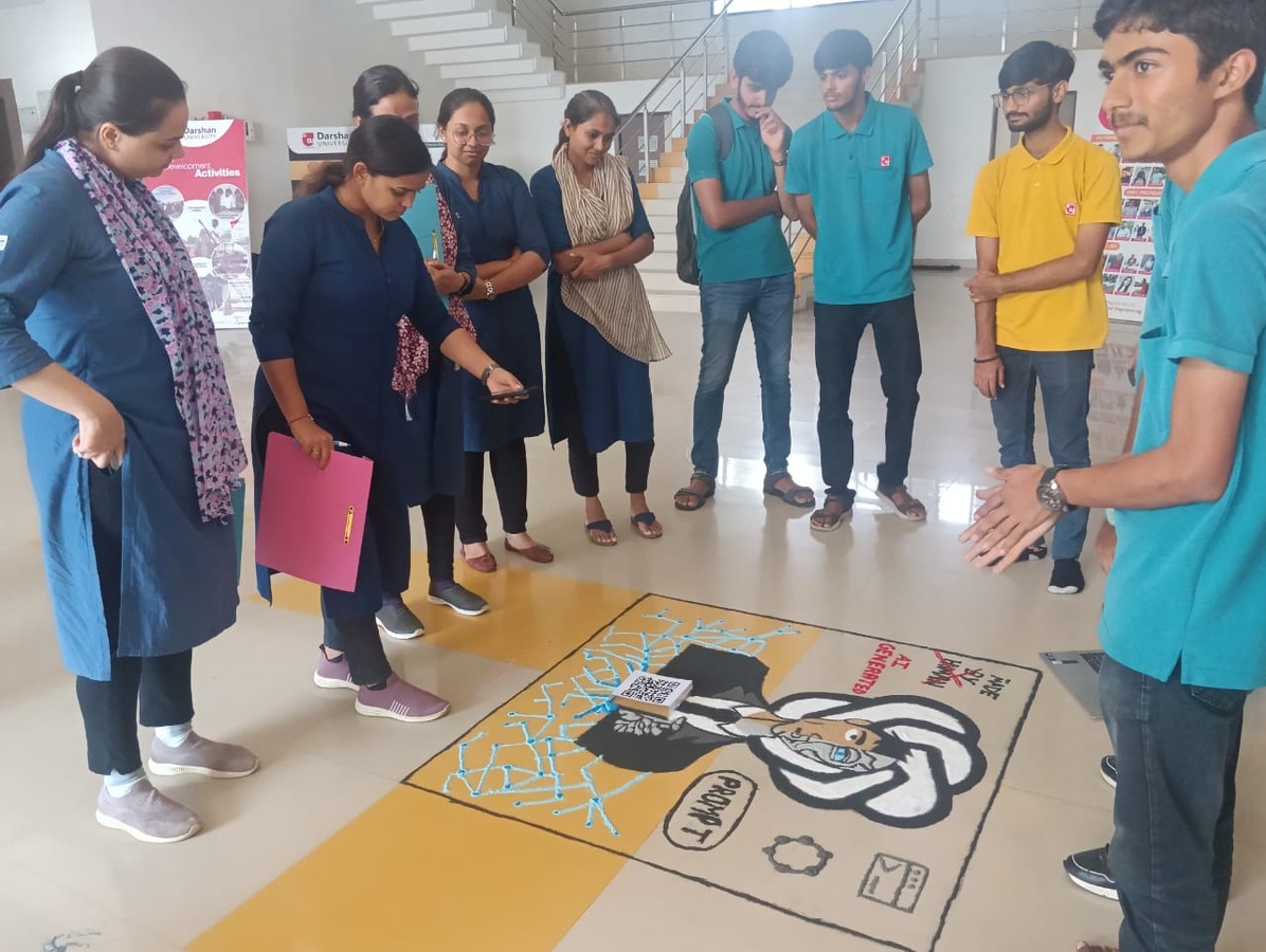 Photos of Frolic 2025: Rangoli Competition