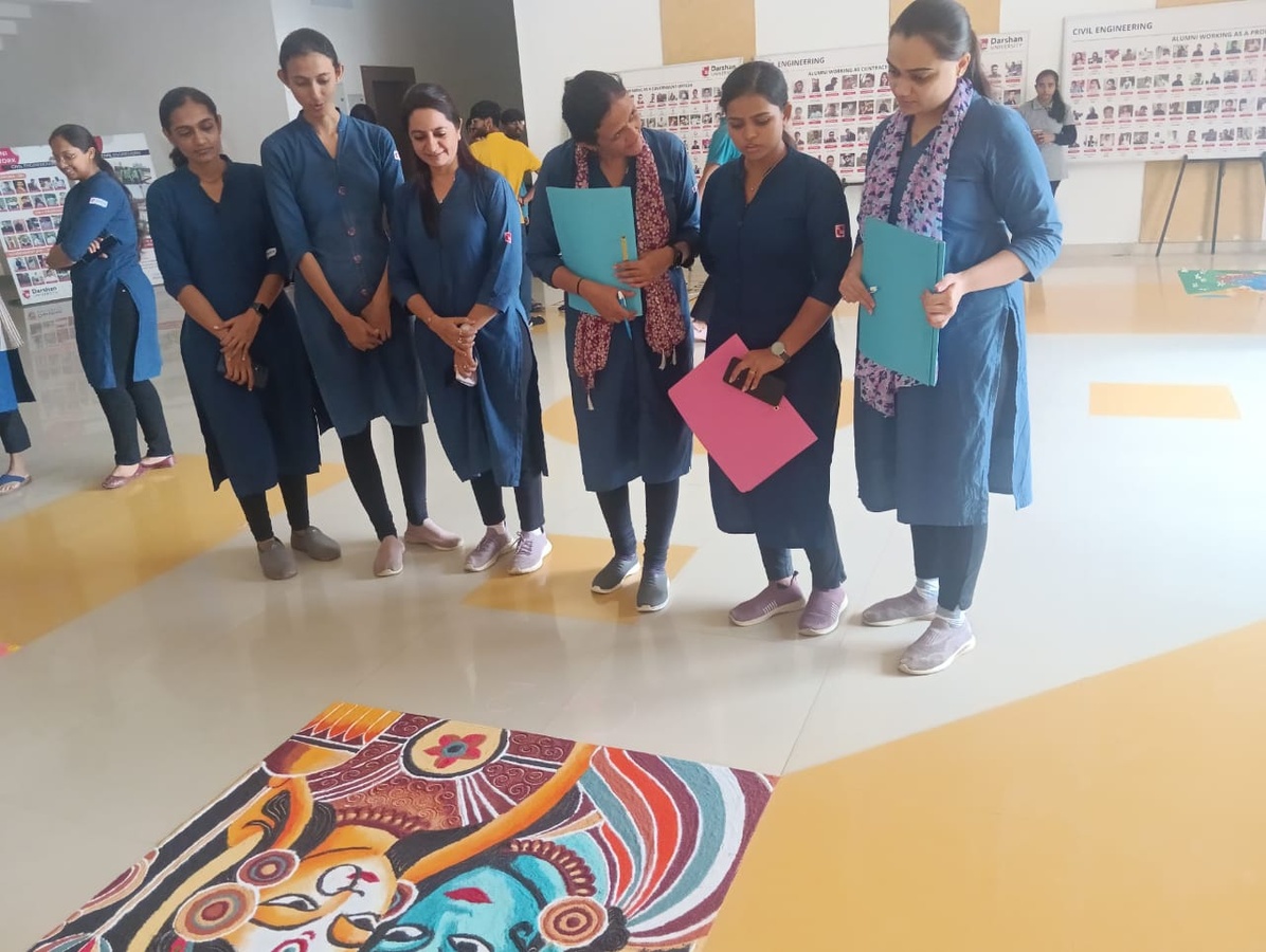 Photos of Frolic 2025: Rangoli Competition