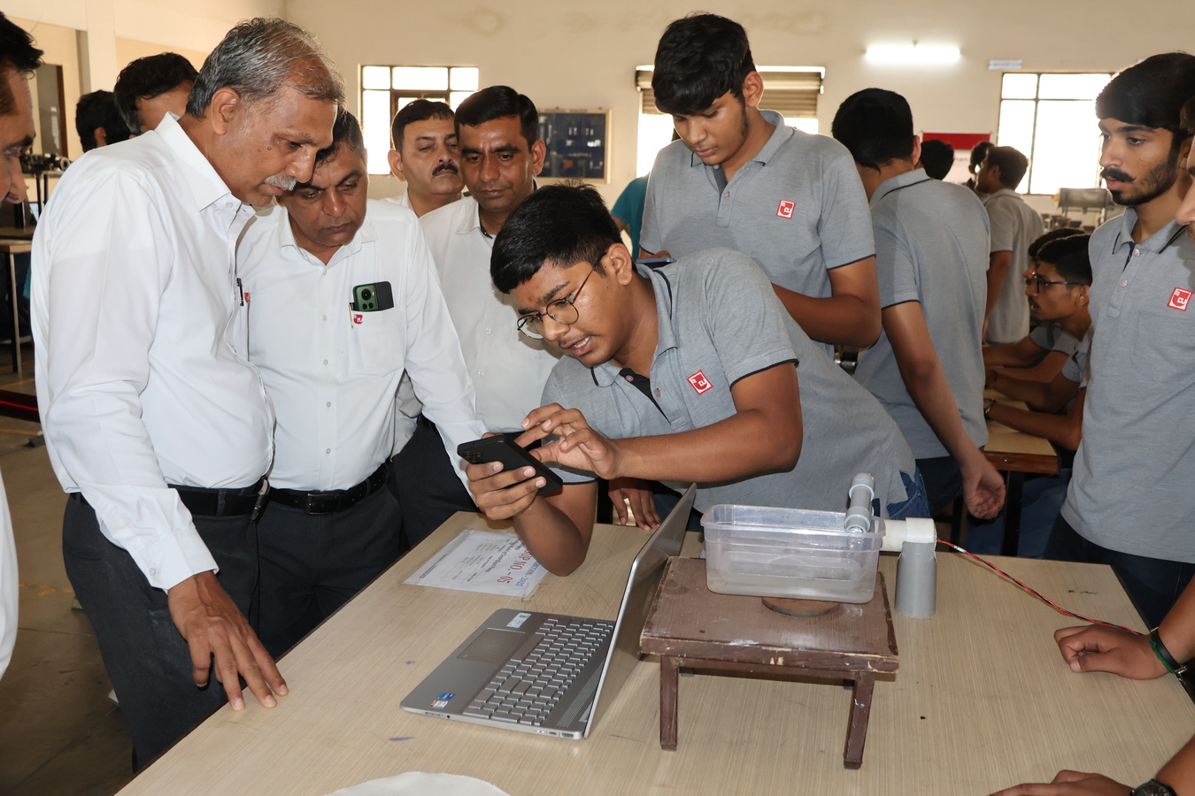 Photos of Minor Project Exhibition - Competition