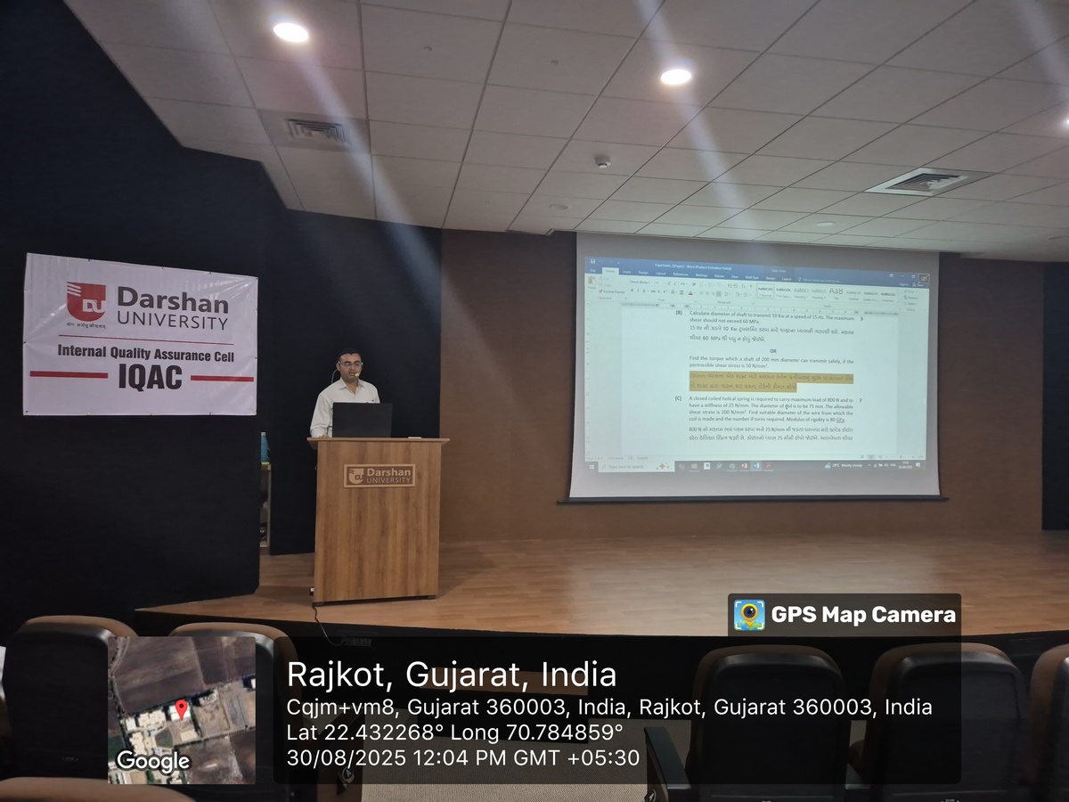 Photos of Awareness Session on "Exam Related Duties & Responsibilities"