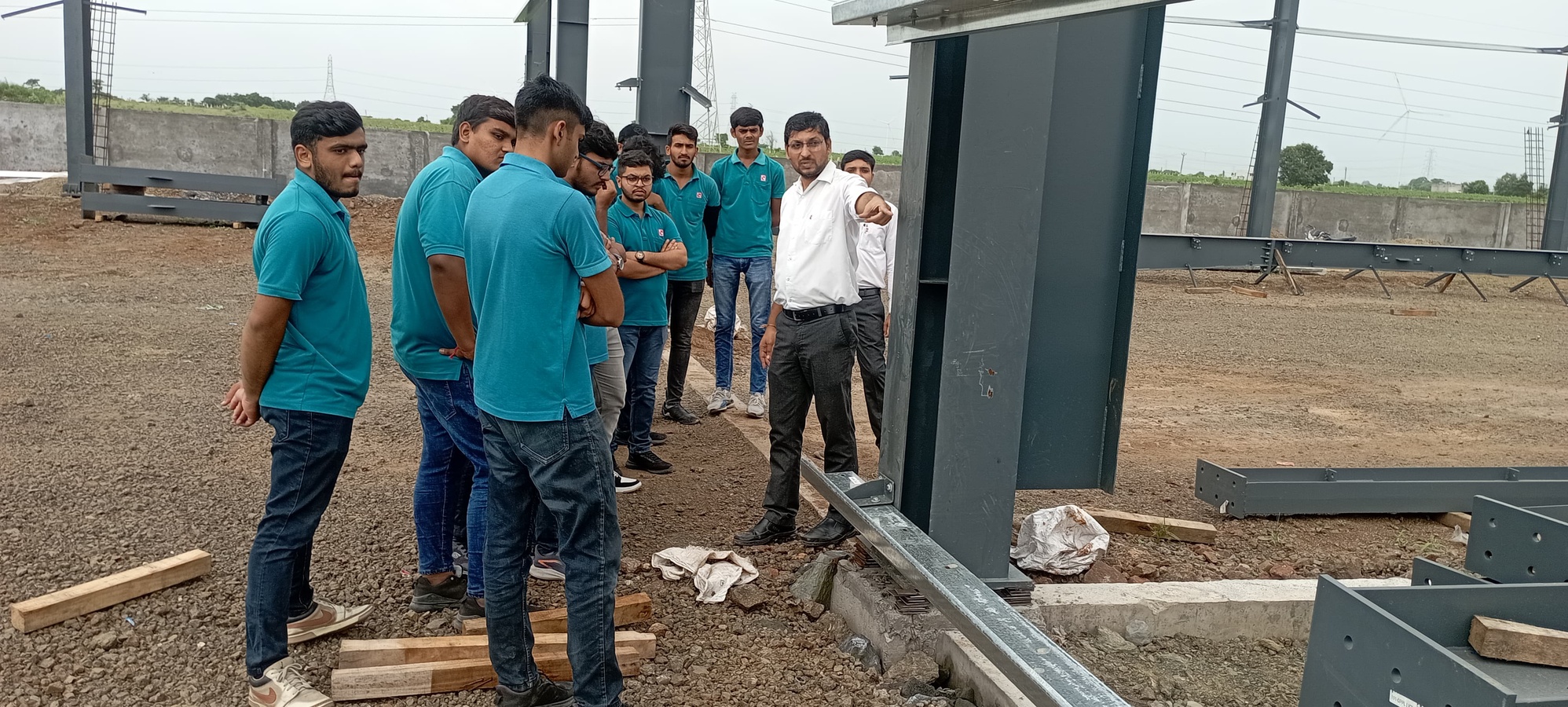 Photos of Industrial Visit to Darshan Steel Infrastructure