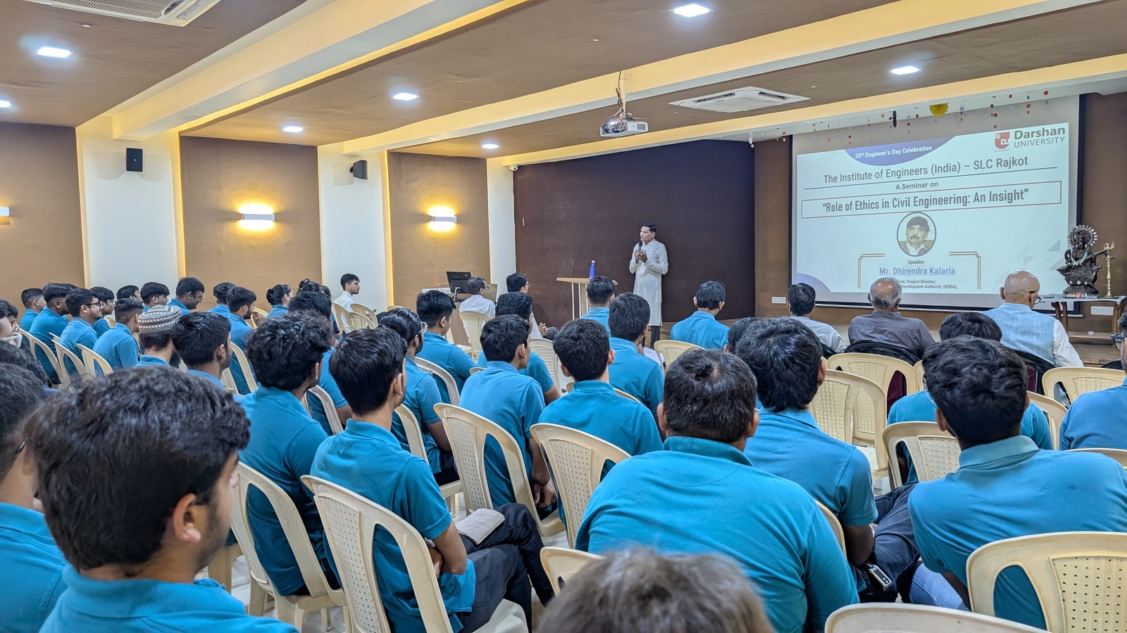 Photos of Seminar on "Role of Ethics in Civil Engineering: An Insight"