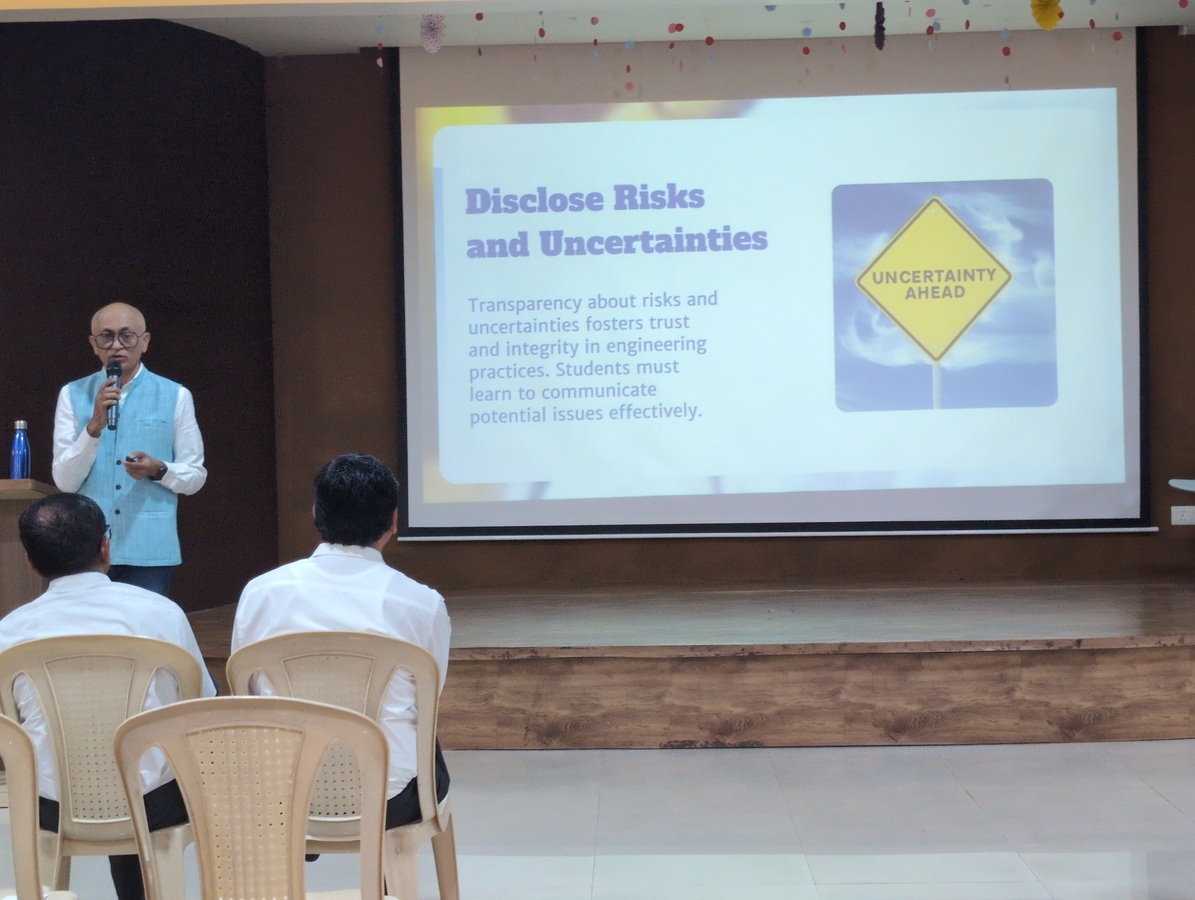 Photos of Seminar on "Role of Ethics in Civil Engineering: An Insight"