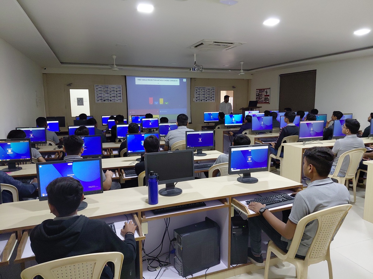 Photos of Enrichment Course on "Advanced AutoCAD and GD&T"