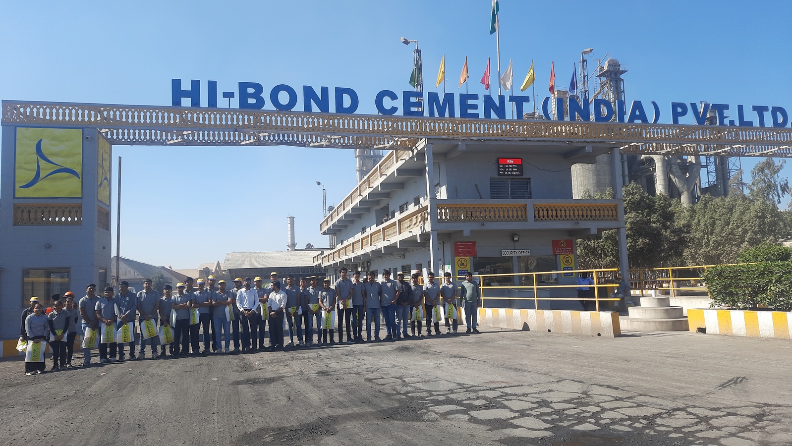 Photos of Industrial Visit to Hi-Bond Cement Plant 