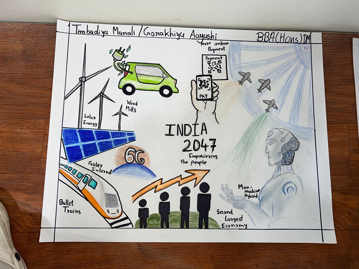 Photos of Poster Making Competition (National Youth Day)