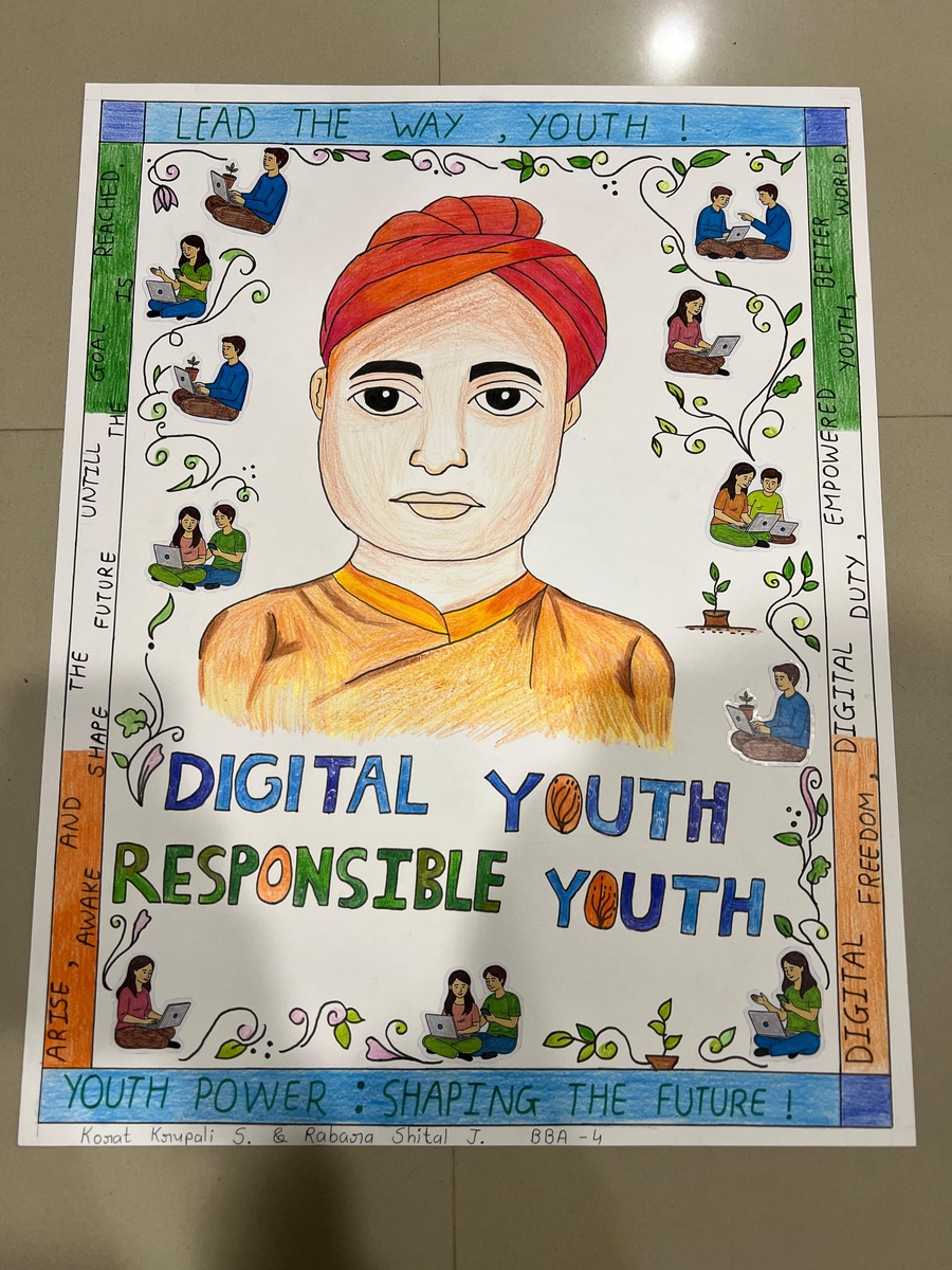 Photos of Poster Making Competition (National Youth Day)