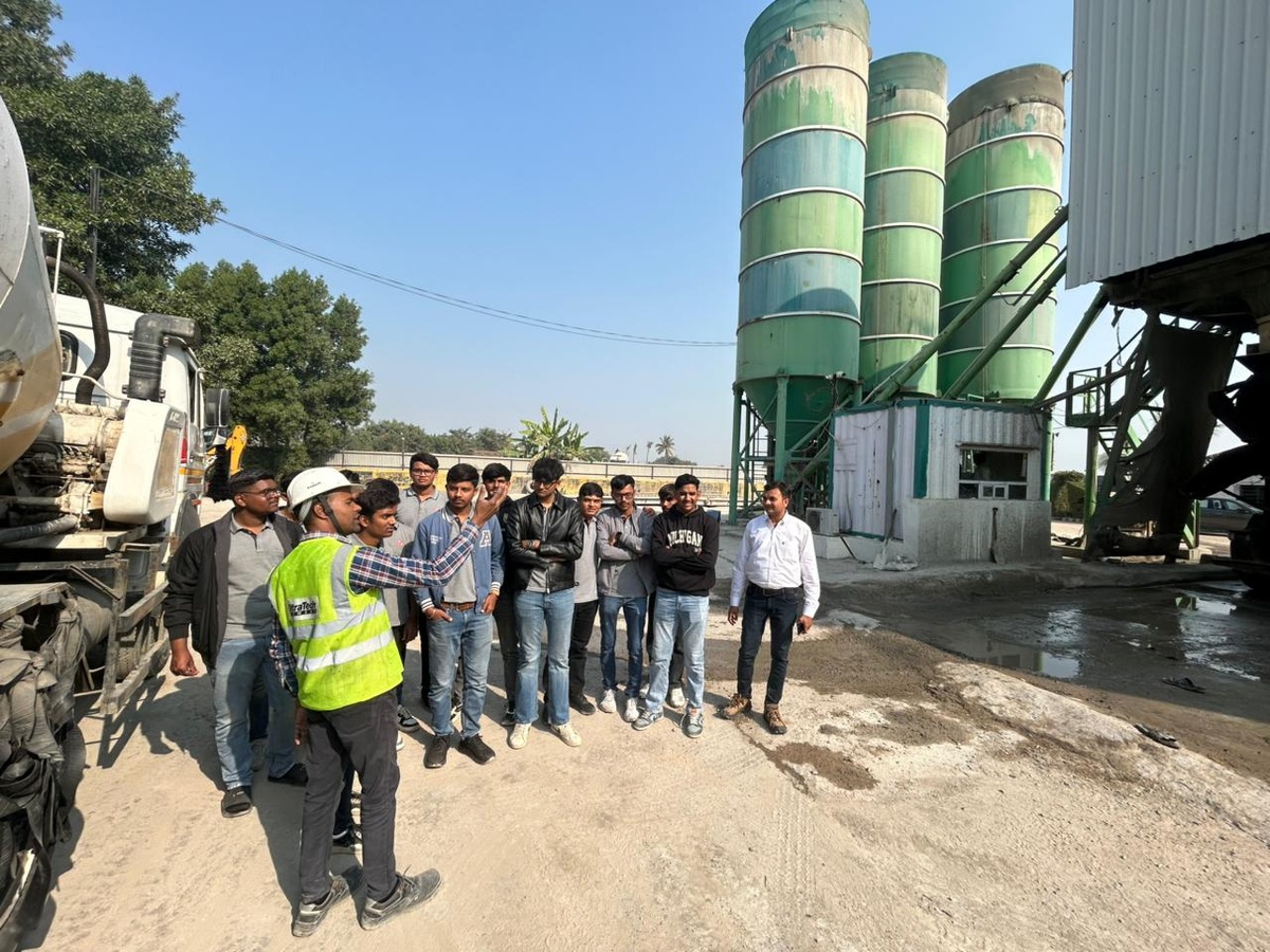Photos of Visit at Ultratech Ready-Mix Concrete Plant