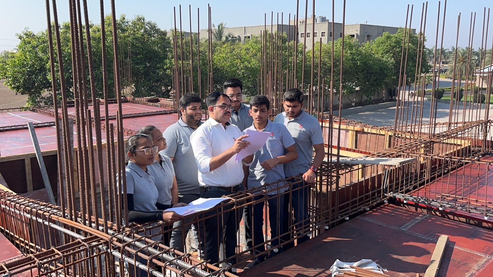 Visit at Construction Site 