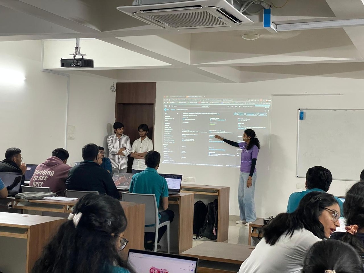 Photos of Session on “AWS Core Services – IAM, EC2, and S3”