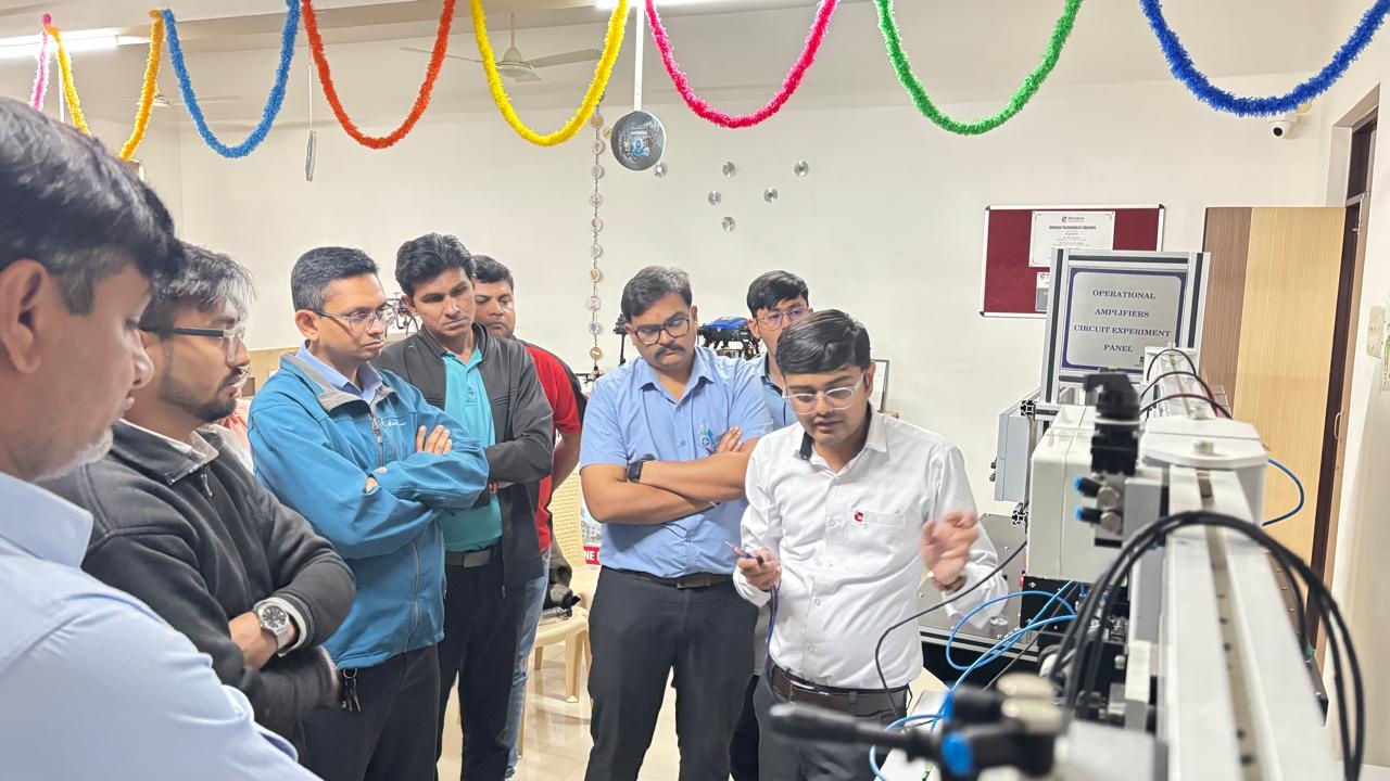 Photos of One Day Hand's-On Training Program on "Industrial Automation (Pneumatic & Electro pneumatic System)”