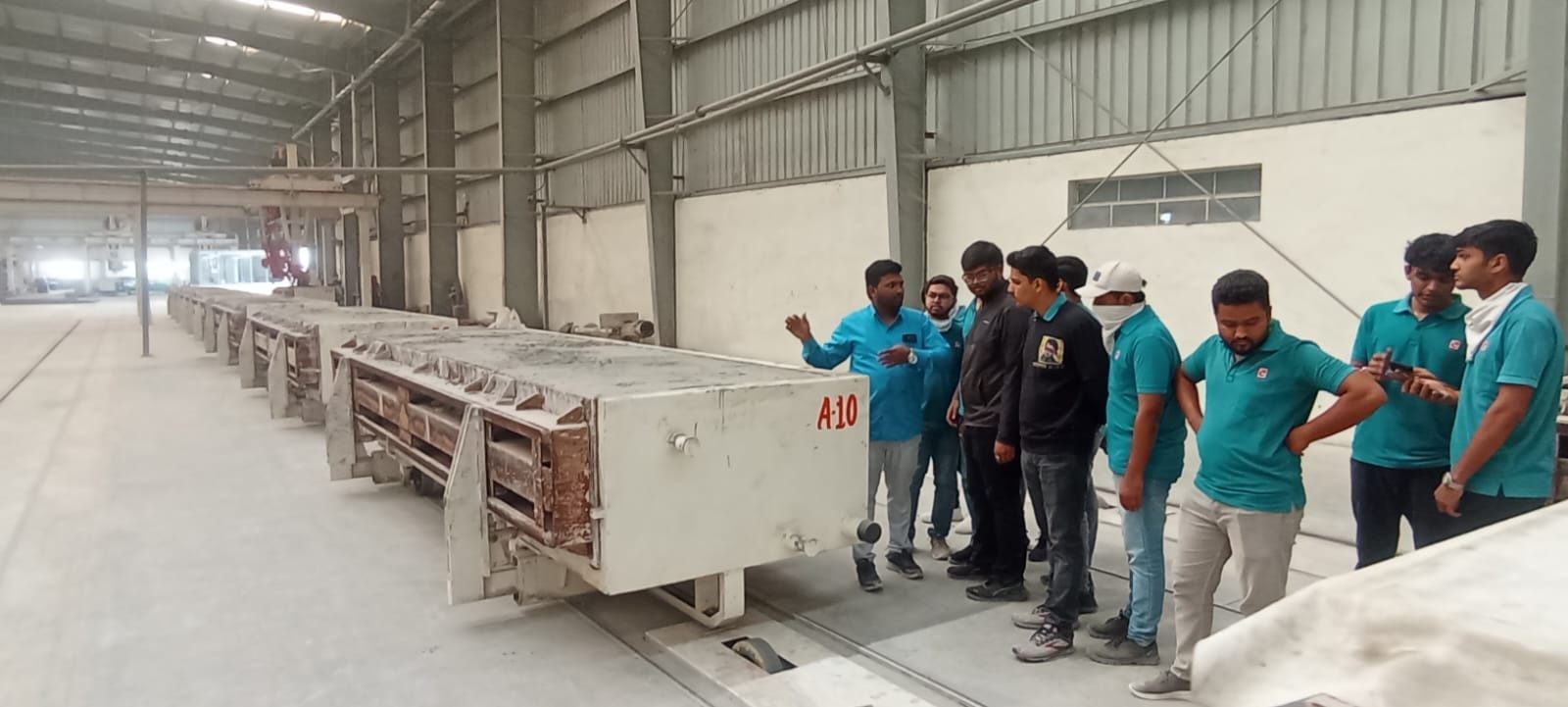Industrial Visit to AAC Block Manufacturing Plant (AJ Smart Buildcon)