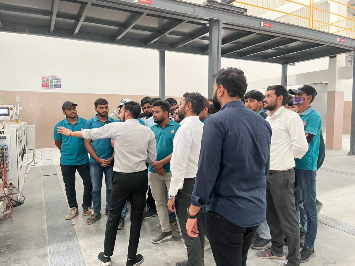 Industrial Visit to Angel Pipes – Plumbing Accessories Manufacturing Plant