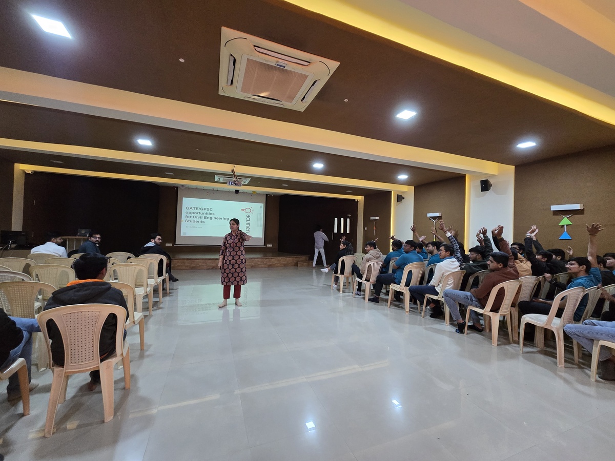 Photos of GATE & Competitive Exam Awareness Session for Civil Engineering Students