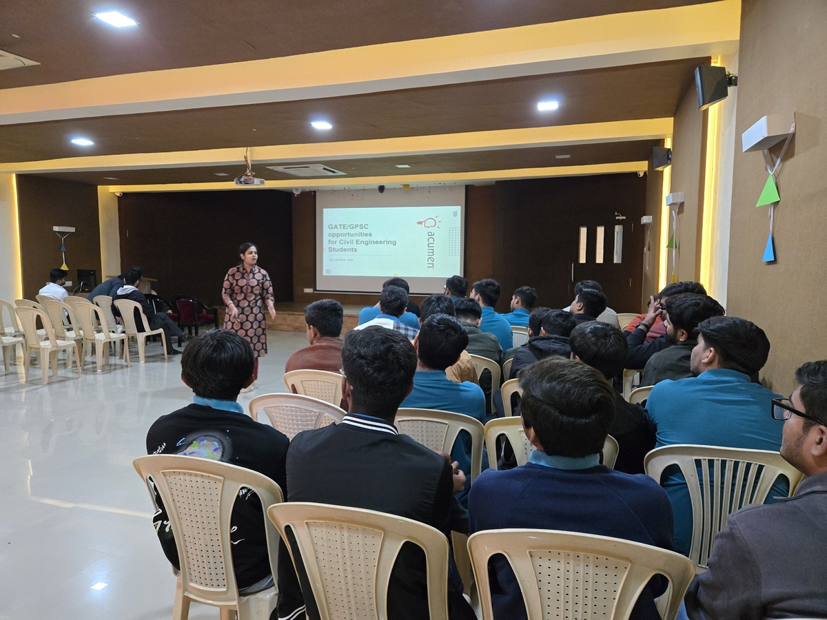 Photos of GATE & Competitive Exam Awareness Session for Civil Engineering Students
