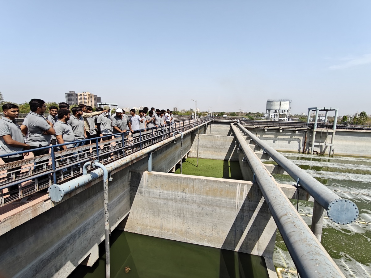 Photos of A Technical Visit of Water Treatment Plant and Sewage Treatment Plant