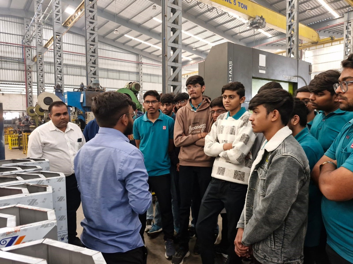 Photos of Industrial Visit at Dharti Agro Engineering, Shapar, Rajkot