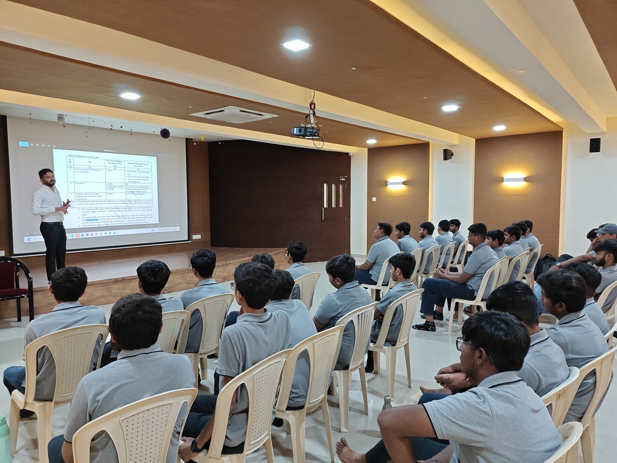 Photos of Expert lecture on building bye-laws and planning regulations