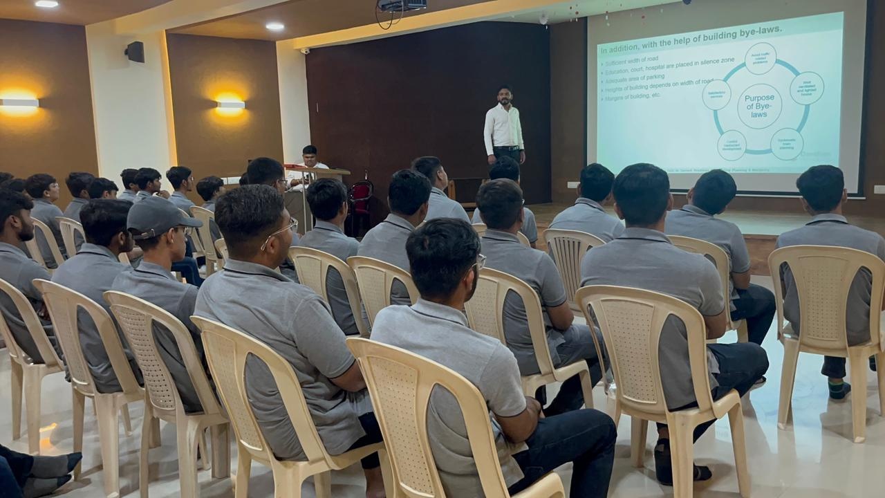 Photos of Expert lecture on building bye-laws and planning regulations