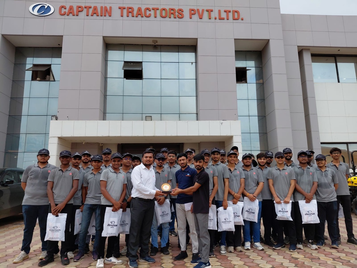 Photos of Industrial Visit at Captain Tractors  Pvt. Ltd.