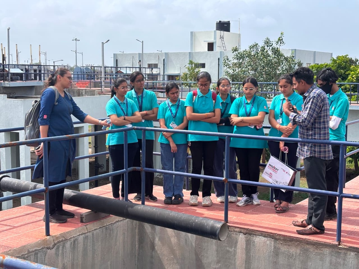 Photos of  An lndustrial Visit to Sewage Treatment Plant (STP)