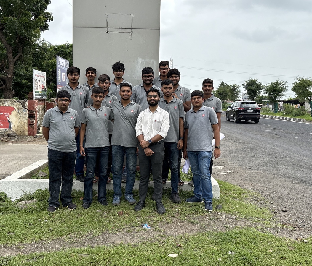 Photos of Spot Speed and Traffic Volume Survey for Semester-5, Batch-2 Students