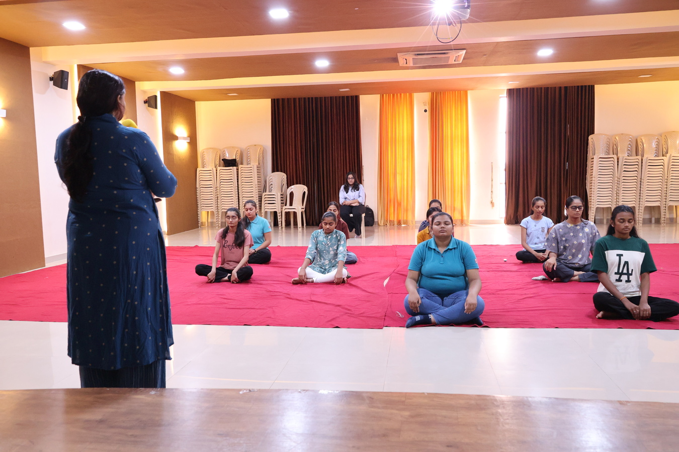 Photos of Breath Awareness Program