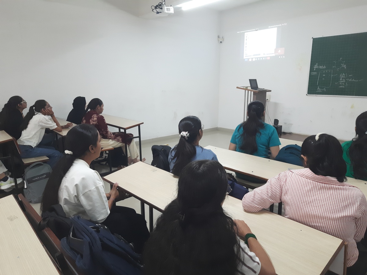 Photos of Industry Expert Session on “Career Opportunities in the Industrial Sector after B.Sc. Microbiology”