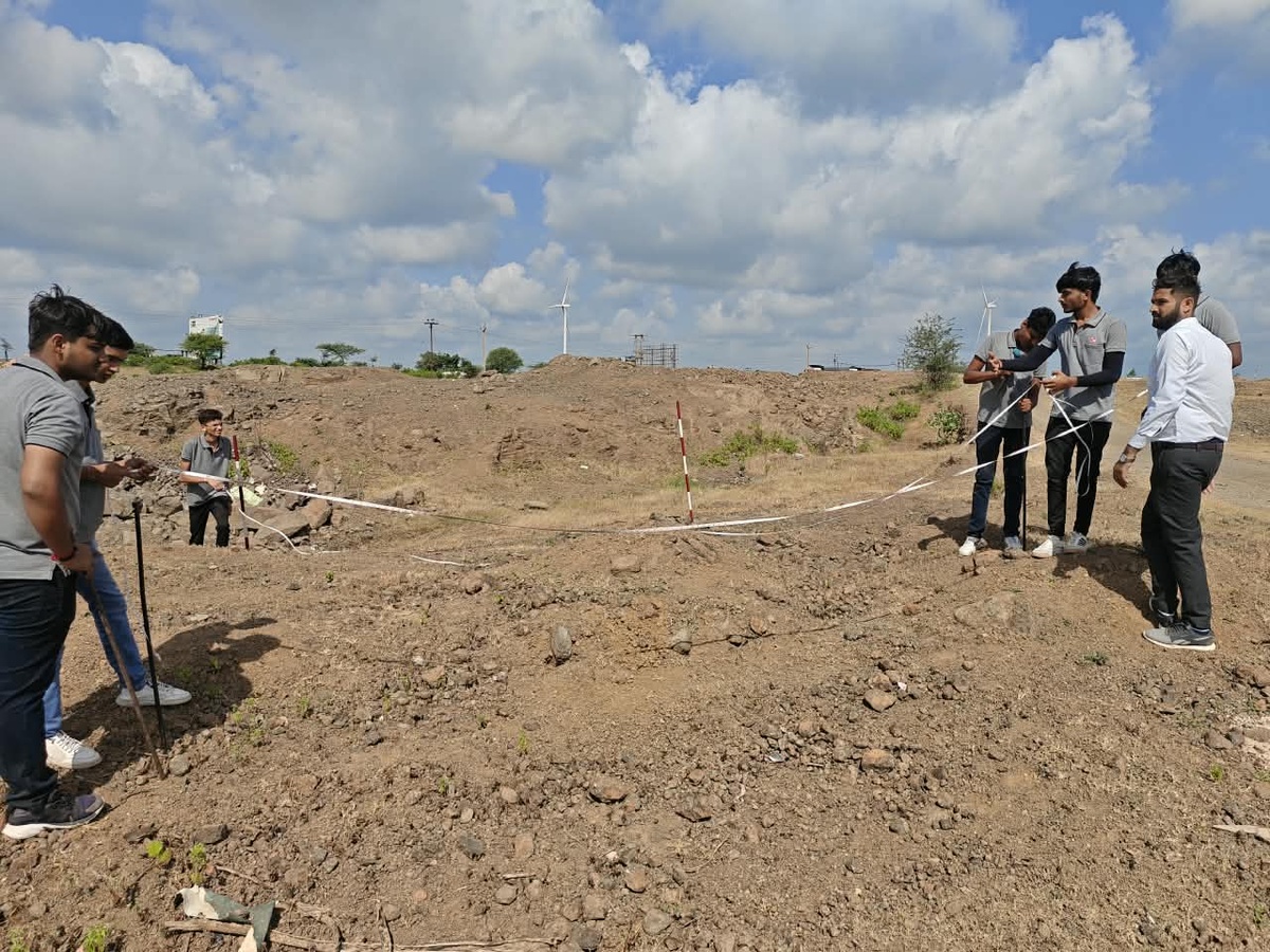 Photos of Contour Survey Training at Mitana Village