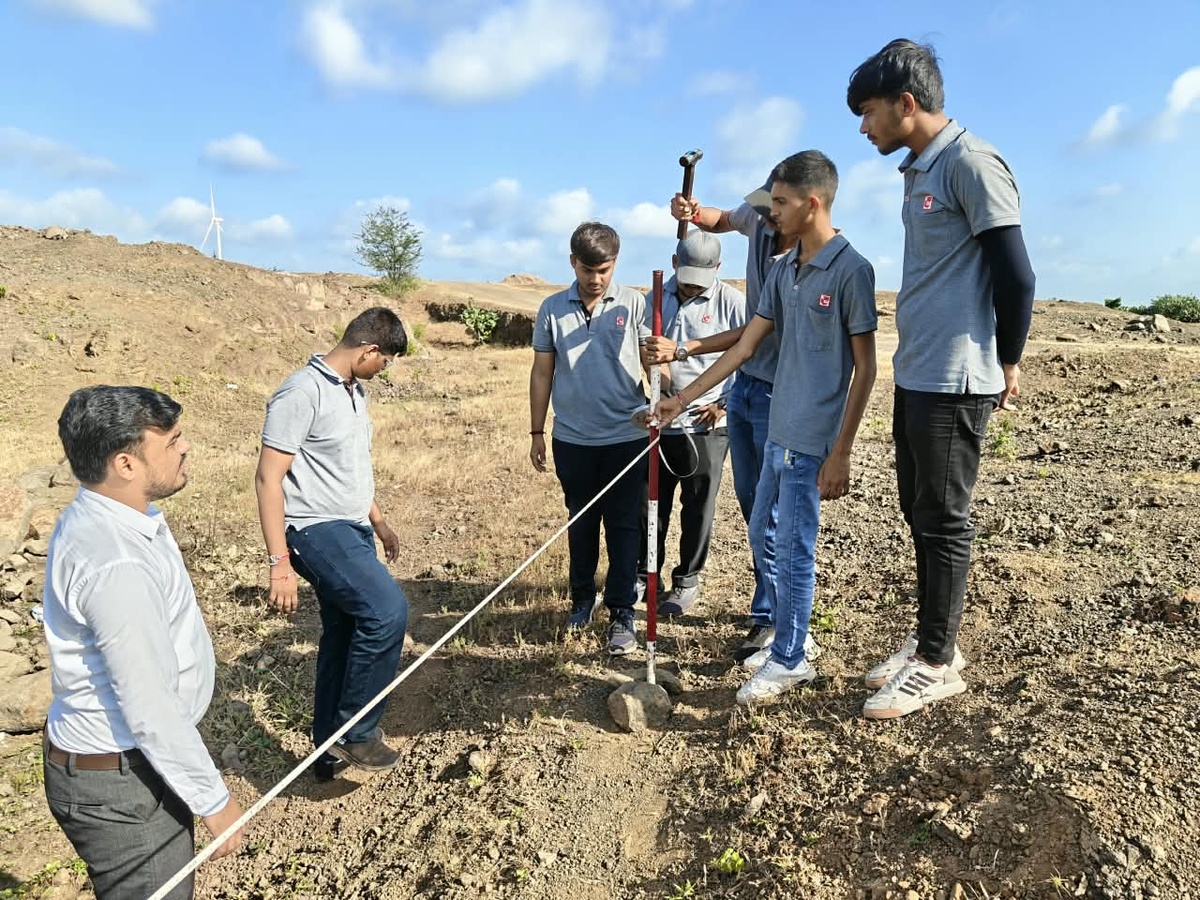 Photos of Contour Survey Training at Mitana Village