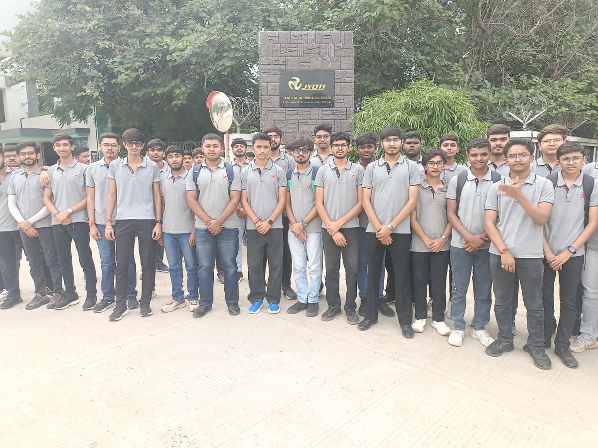 Industrial Visit to Jyoti CNC Automation Limited.