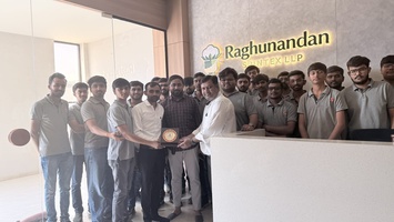 Photos of Industrial visit to Raghunandan Spintex LLP, Ukarda, Paddhari, Rajkot 