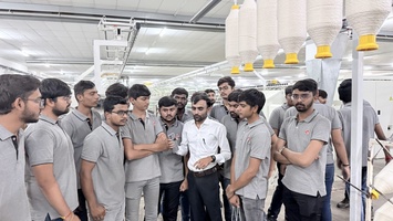 Photos of Industrial visit to Raghunandan Spintex LLP, Ukarda, Paddhari, Rajkot 